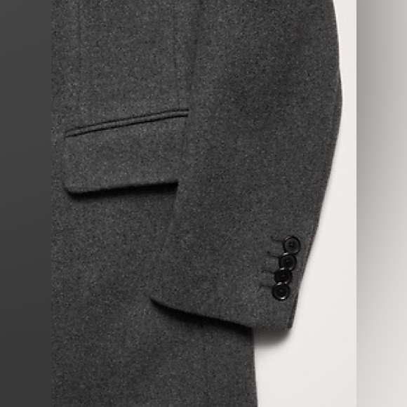 Banana Republic Gray Pea Coat - Picture 6 of 9